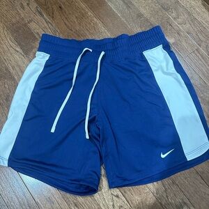 Nike woman’s  Athletic Shorts in Navy and White